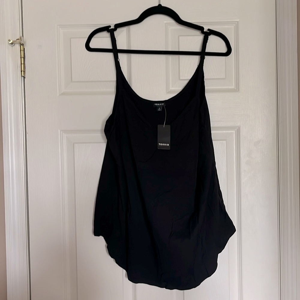 Black tunic wide bottom